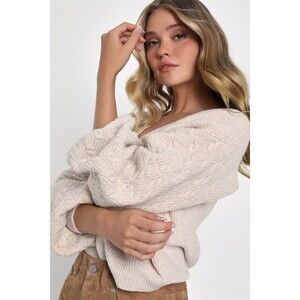 Lulus Slope Sweetie Sweater - Size L